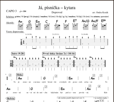 Kytara – Já, písnička - Image 3