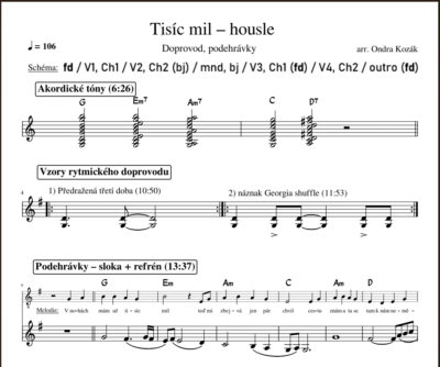 Housle – Tisíc mil - Image 2