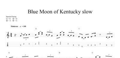 Blue Moon Of Kentucky 3/4 - Image 2
