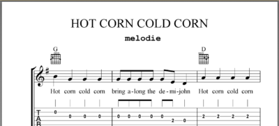 Hot Corn Cold Corn (melodie, doprovod, sólo) - Image 2