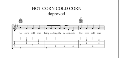 Hot Corn Cold Corn (melodie, doprovod, sólo) - Image 3