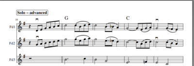 Bury Me Beneath The Willow (triple fiddle) - Image 3