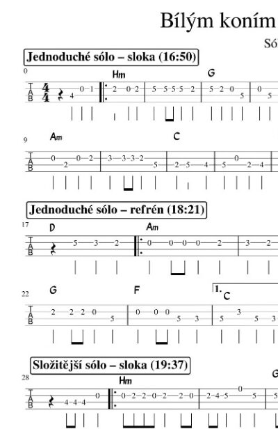 Mandolína – Bílým koním (Wild Horses) - Image 3