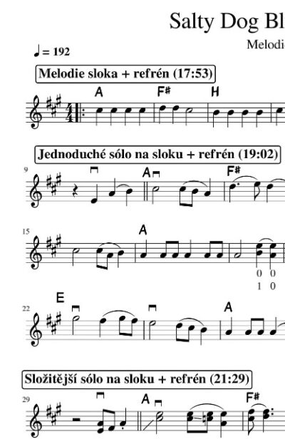 Housle – Salty Dog Blues (A tak já zas v tom lítám) - Image 6